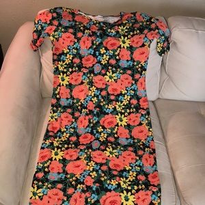 LulaRoe Bright Floral Julia Dress